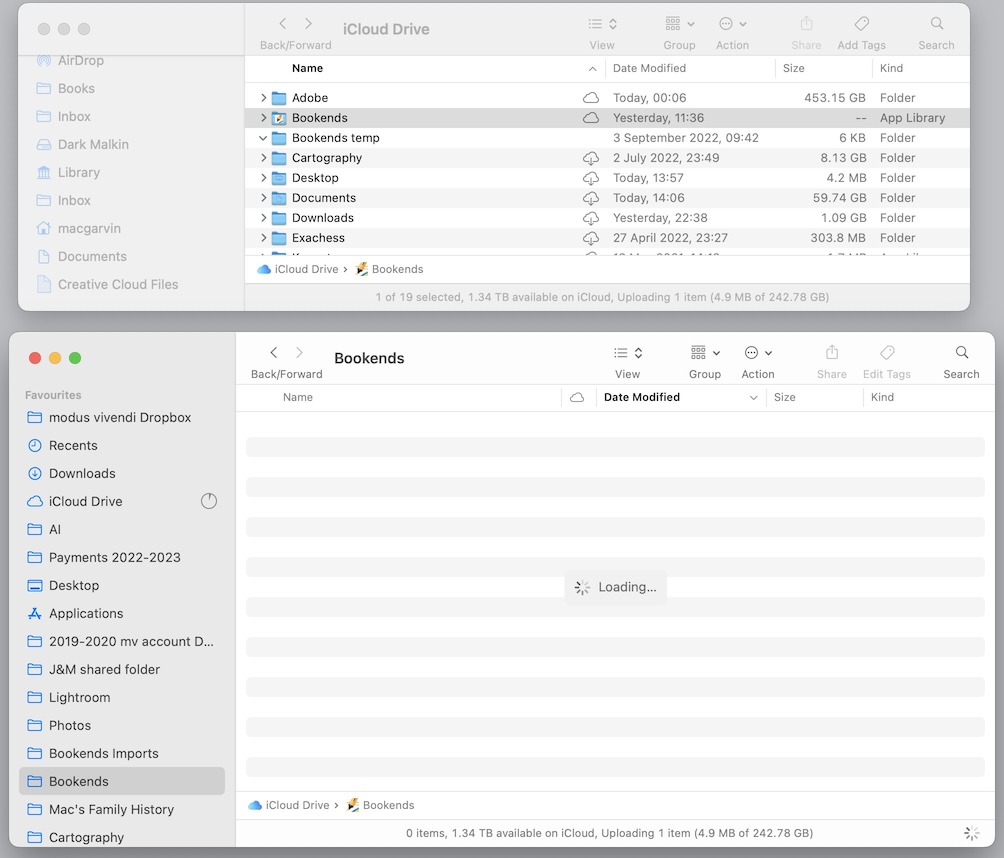 New Mac - Bookends iCloud Folder after restart.jpg
